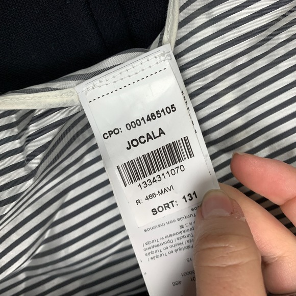 Hugo Boss Jocala Blazer Women's 10 Midnight Double Breasted Wool Blend Jacket - Picture 9 of 13